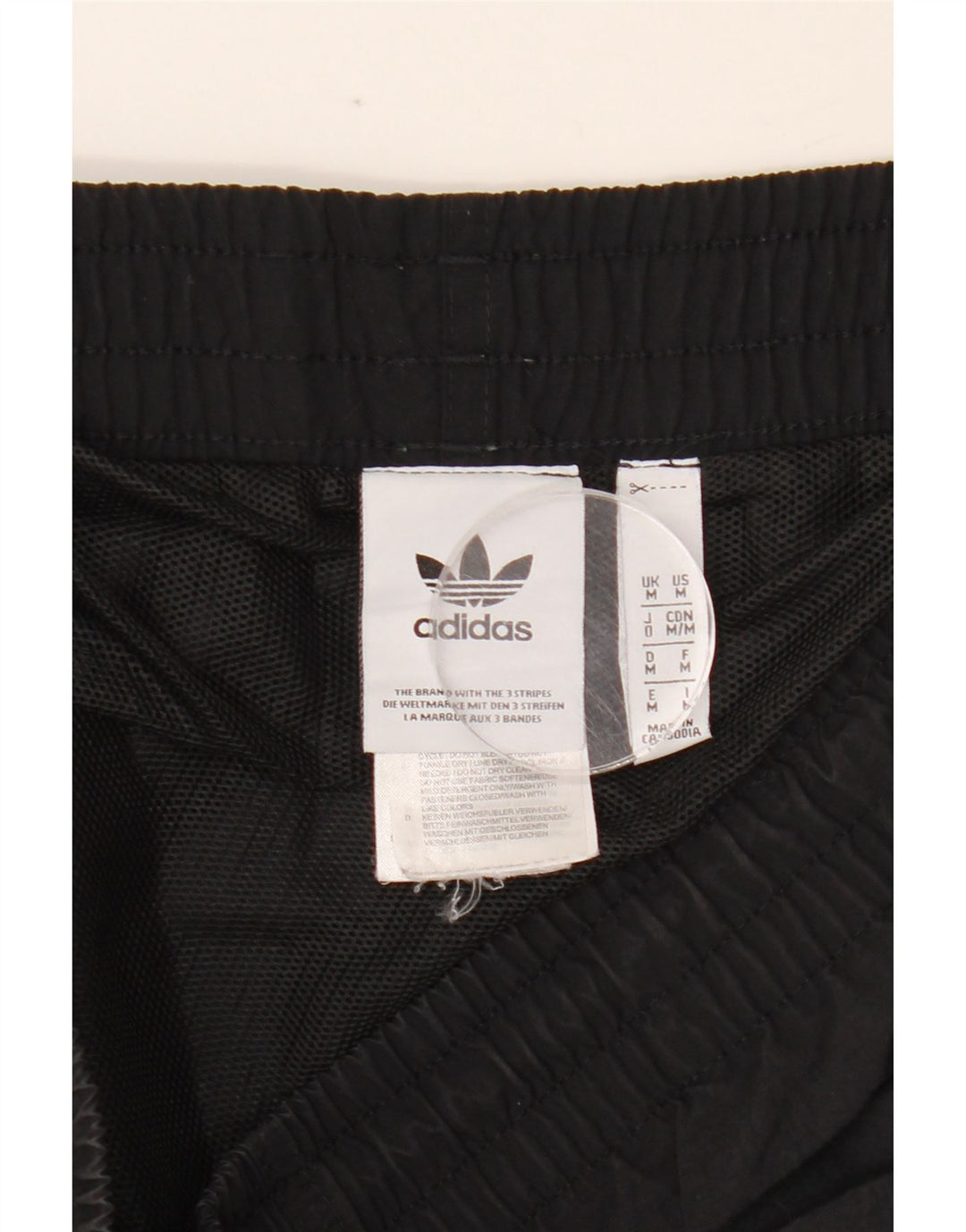 ADIDAS Mens Sport Shorts Médio Preto Nylon