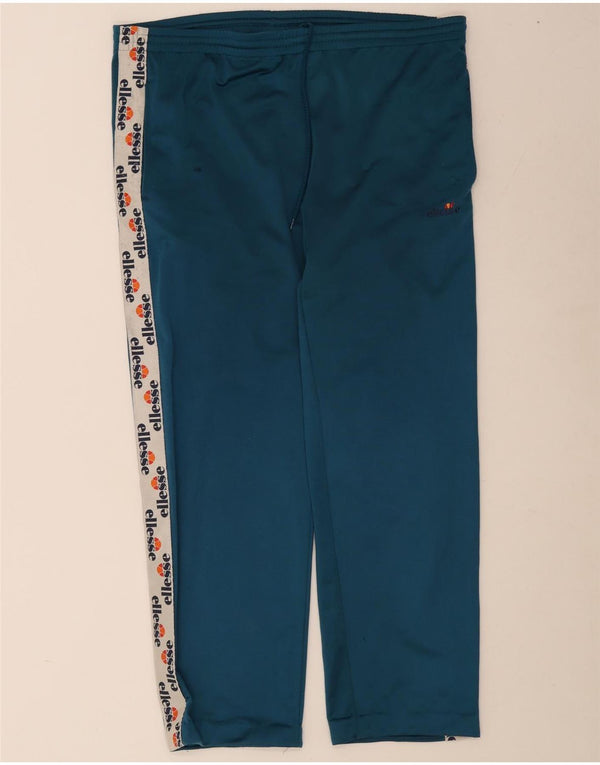 Calça Ellesse masculina de agasalho gráfico XL azul colorblock poliéster
