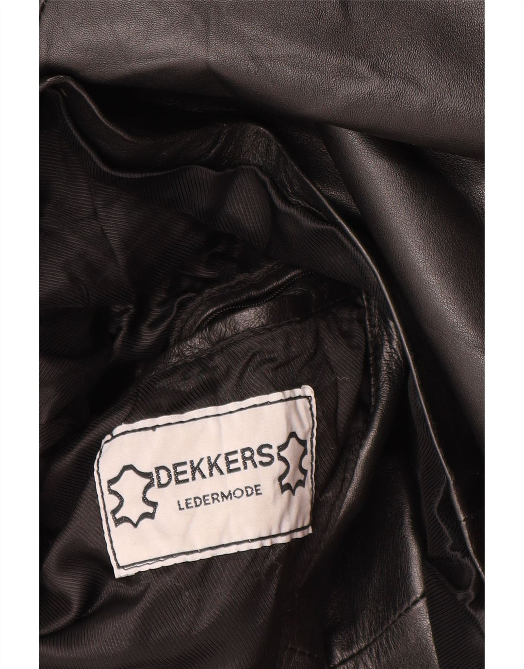 Jaqueta de couro masculina vintage UK 42 XL couro preto