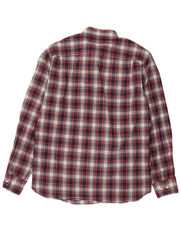 Camisa masculina Massimo Dutti XL xadrez vermelho