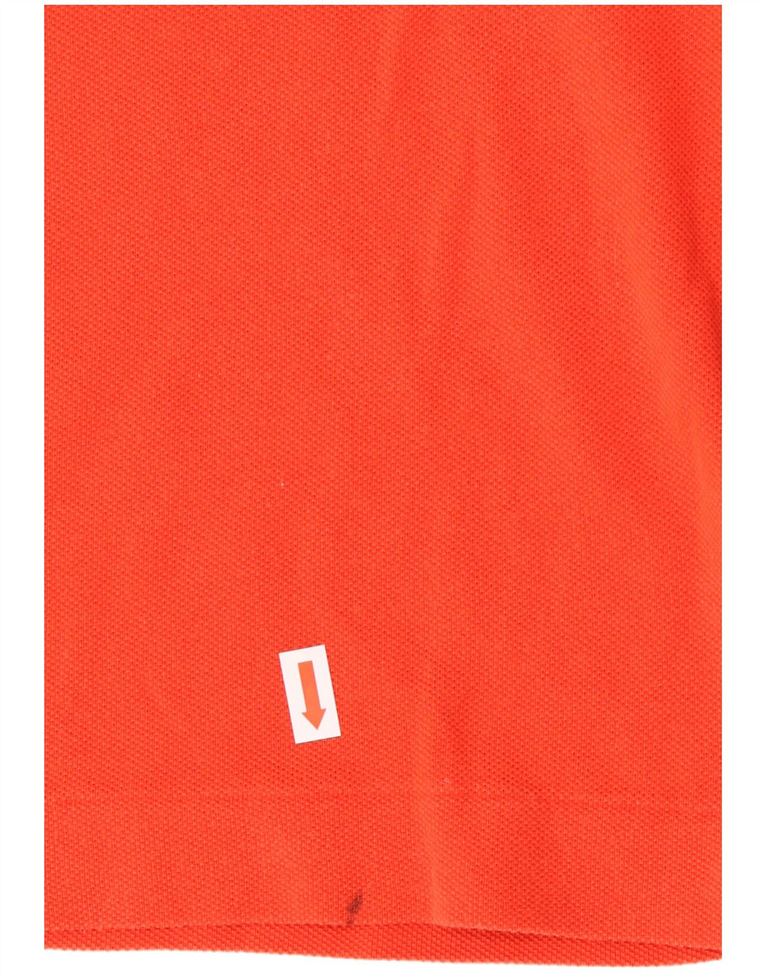 Camisa polo masculina LACOSTE Classic Fit tamanho 4 algodão laranja médio