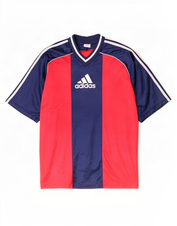Adidas Camiseta Masculina Graphic Top XL Vermelho Colorblock Poliéster
