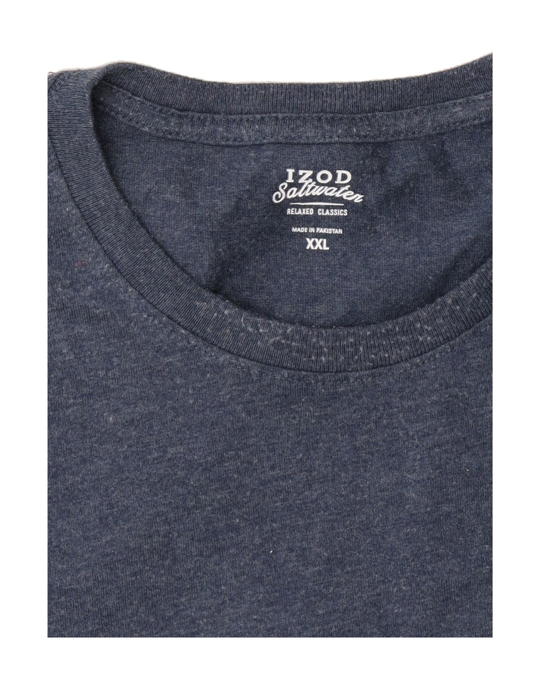 IZOD Mens Salt Water Graphic T-Shirt Top 2XL Blue Vintage Izod and Second-Hand Izod from Messina Hembry 