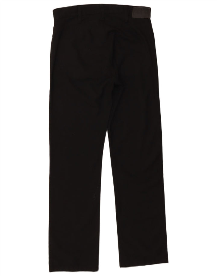 Calça feminina casual slim Armani W30 L30 poliéster preto