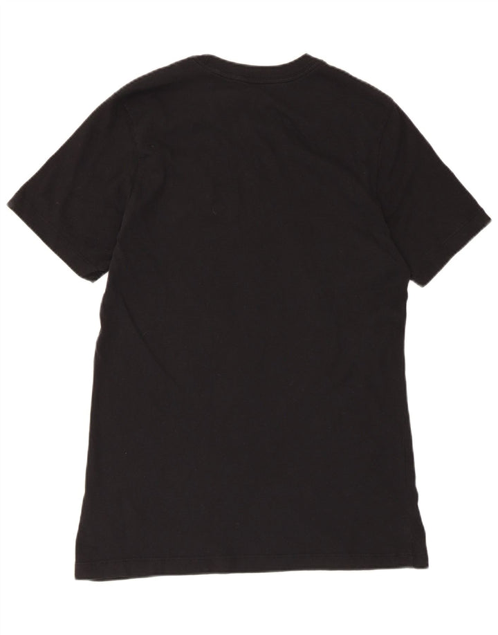 Camiseta Nike masculina gráfica top pequeno algodão preto