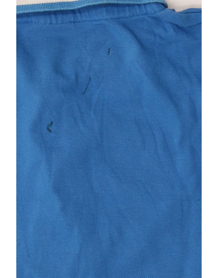Camisa Polo Masculina Fila Pequena Listrada Azul