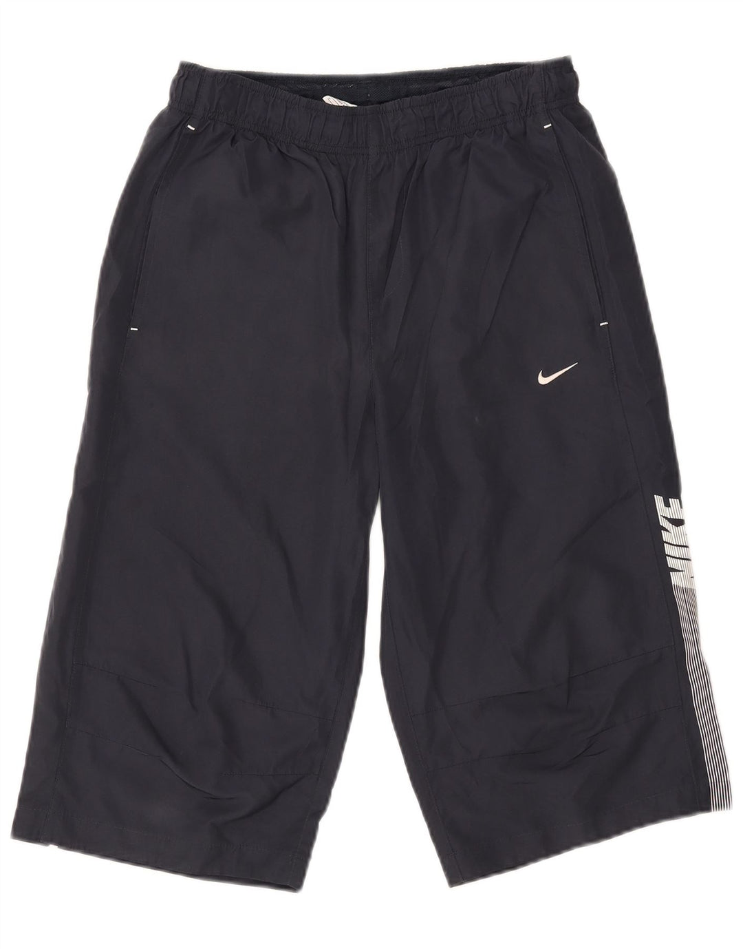 Bermuda esportiva masculina Nike Graphic Bermuda pequena azul marinho poliéster
