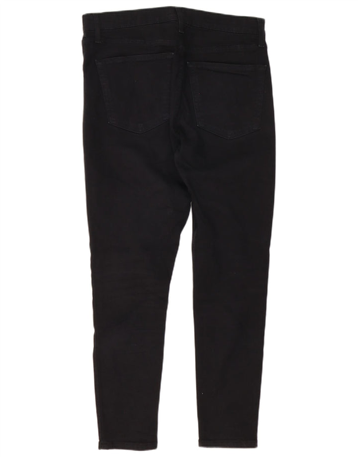 Topshop feminino Jamie Skinny Jeans W32 L26 preto elastano