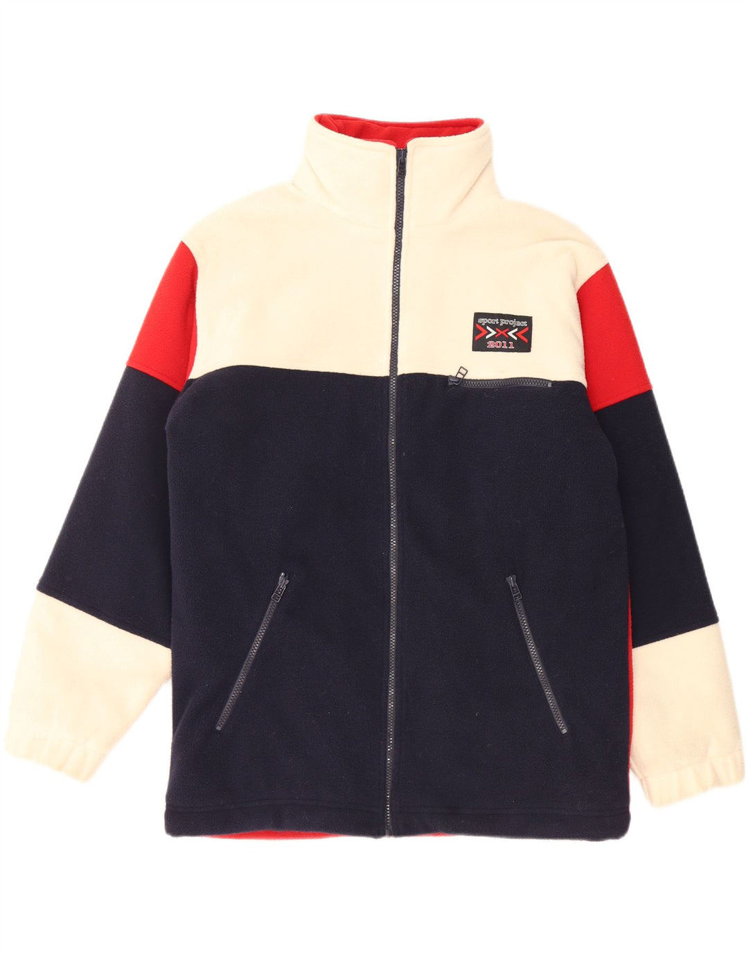 Jaqueta masculina de lã CRANE Loose Fit UK 36 pequeno bloco colorido multicolorido