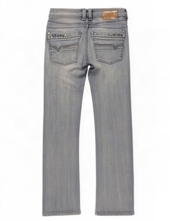 Diesel Mens Timmen Straight Jeans W31 L30 Azul Algodão