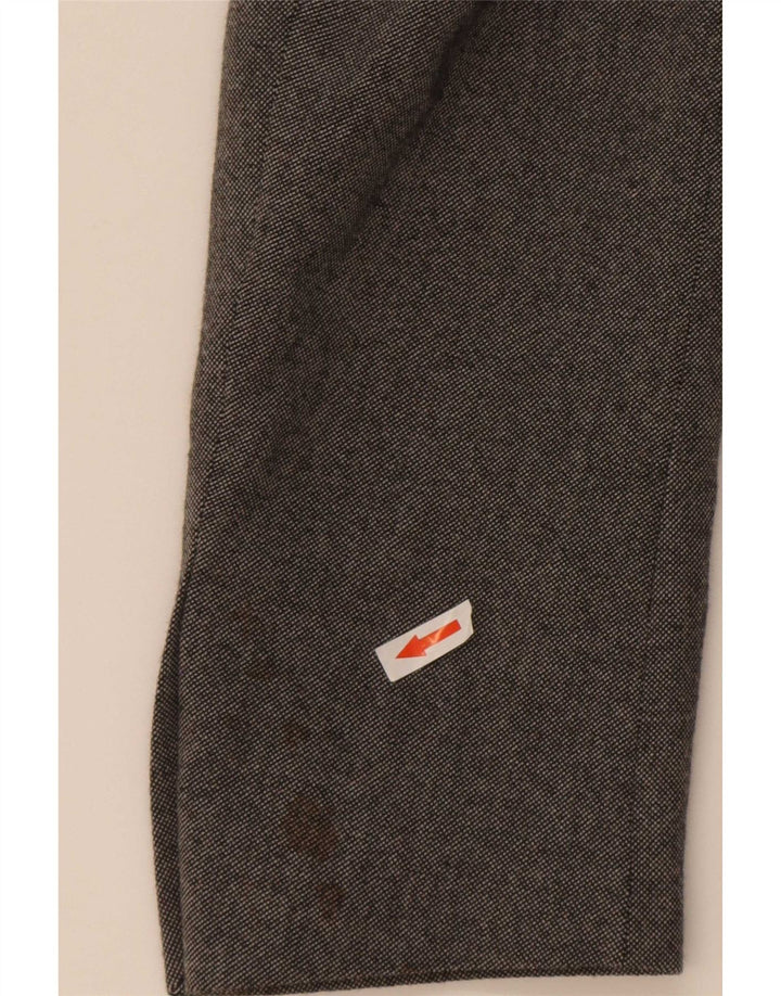 Jaqueta blazer masculina Marks & Spencer com 2 botões Slim Fit Reino Unido 42 grande lã cinza