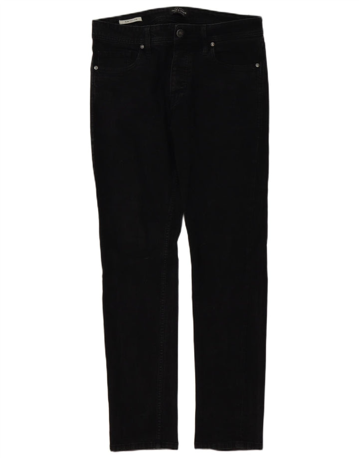 Jack & Jones Masculino Tim Slim Jeans W32 L32 Preto