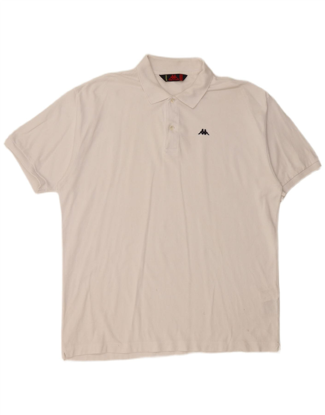 Camisa polo masculina KAPPA 3XL algodão branco