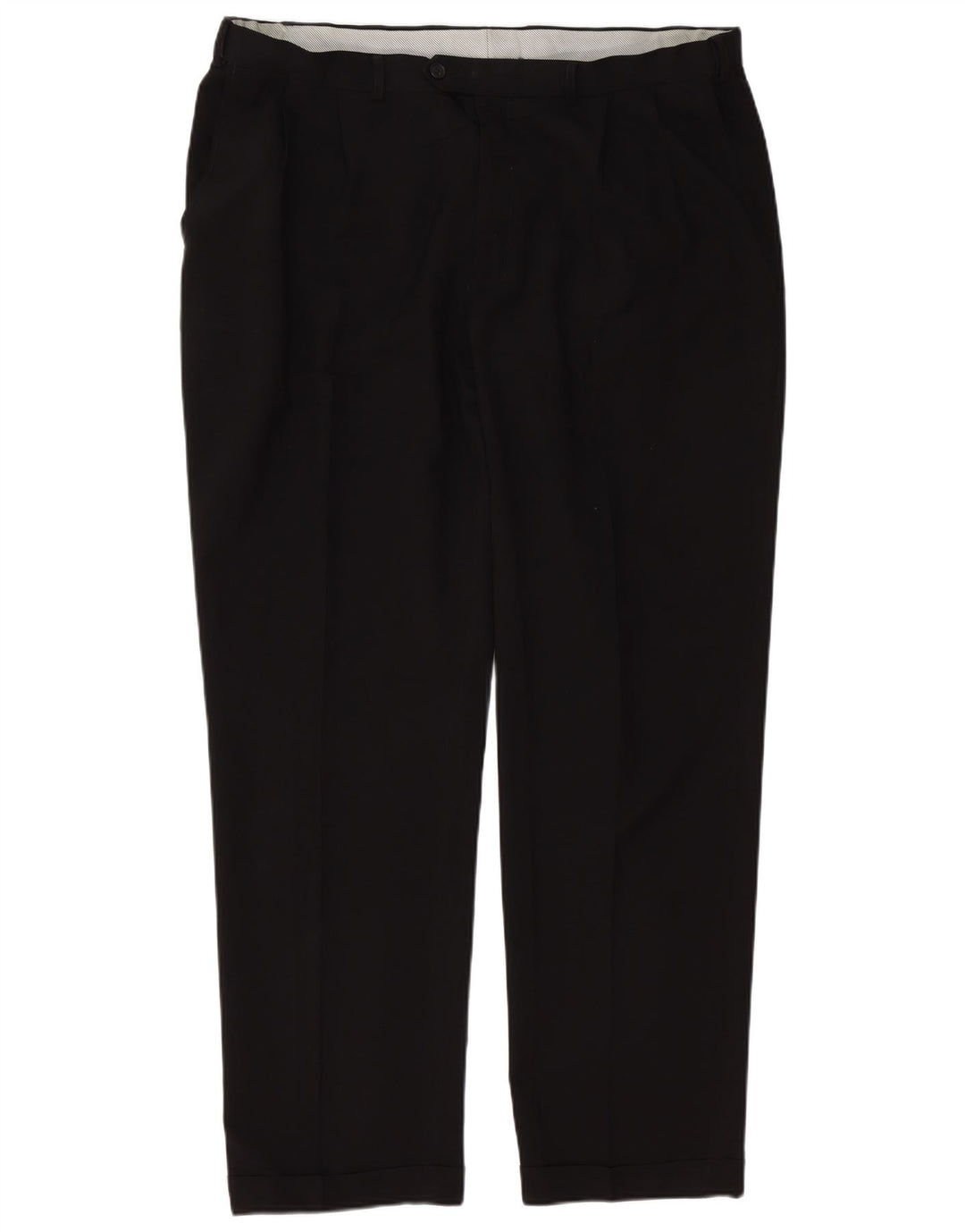 Calça masculina Marks & Spencer com pegged suit W40 L33 poliéster preto