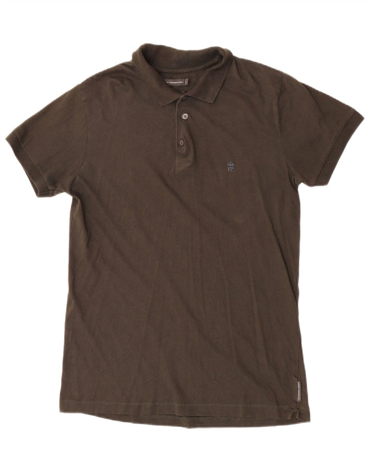 Camisa polo masculina French Connection médio cáqui