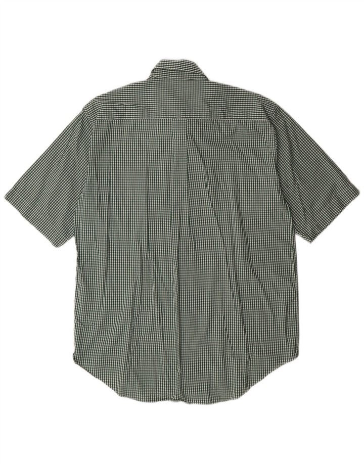 Camisa masculina de manga curta BENETTON grande verde guingão