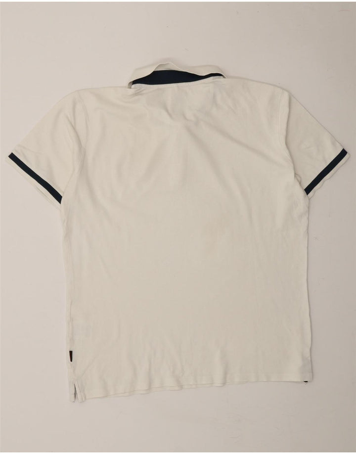 Camisa polo masculina CARRERA XL algodão branco