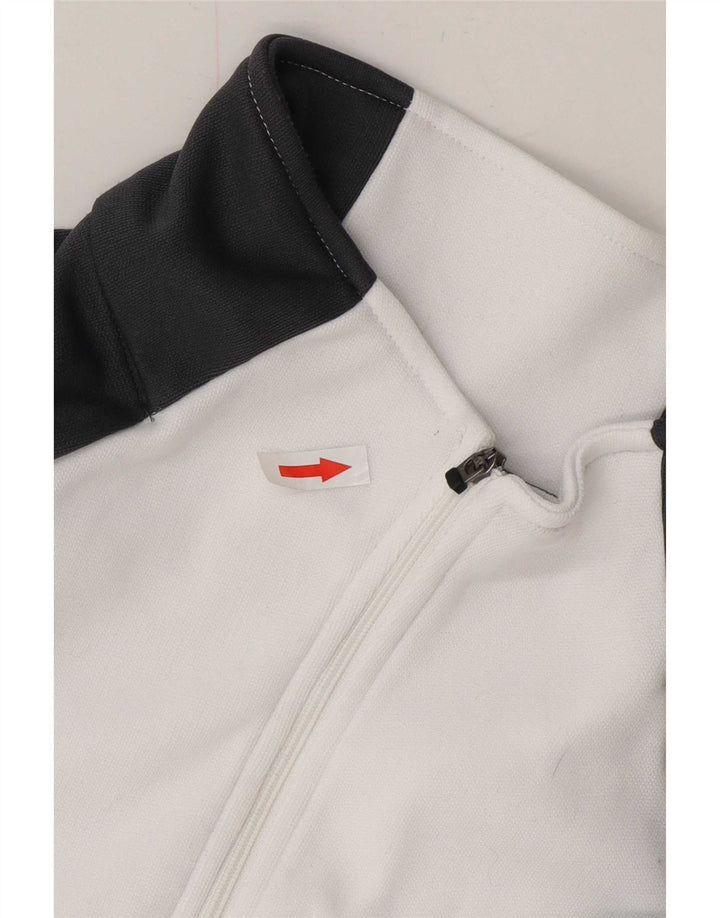 Jaqueta feminina Kappa UK 16 grande colorblock branco poliéster
