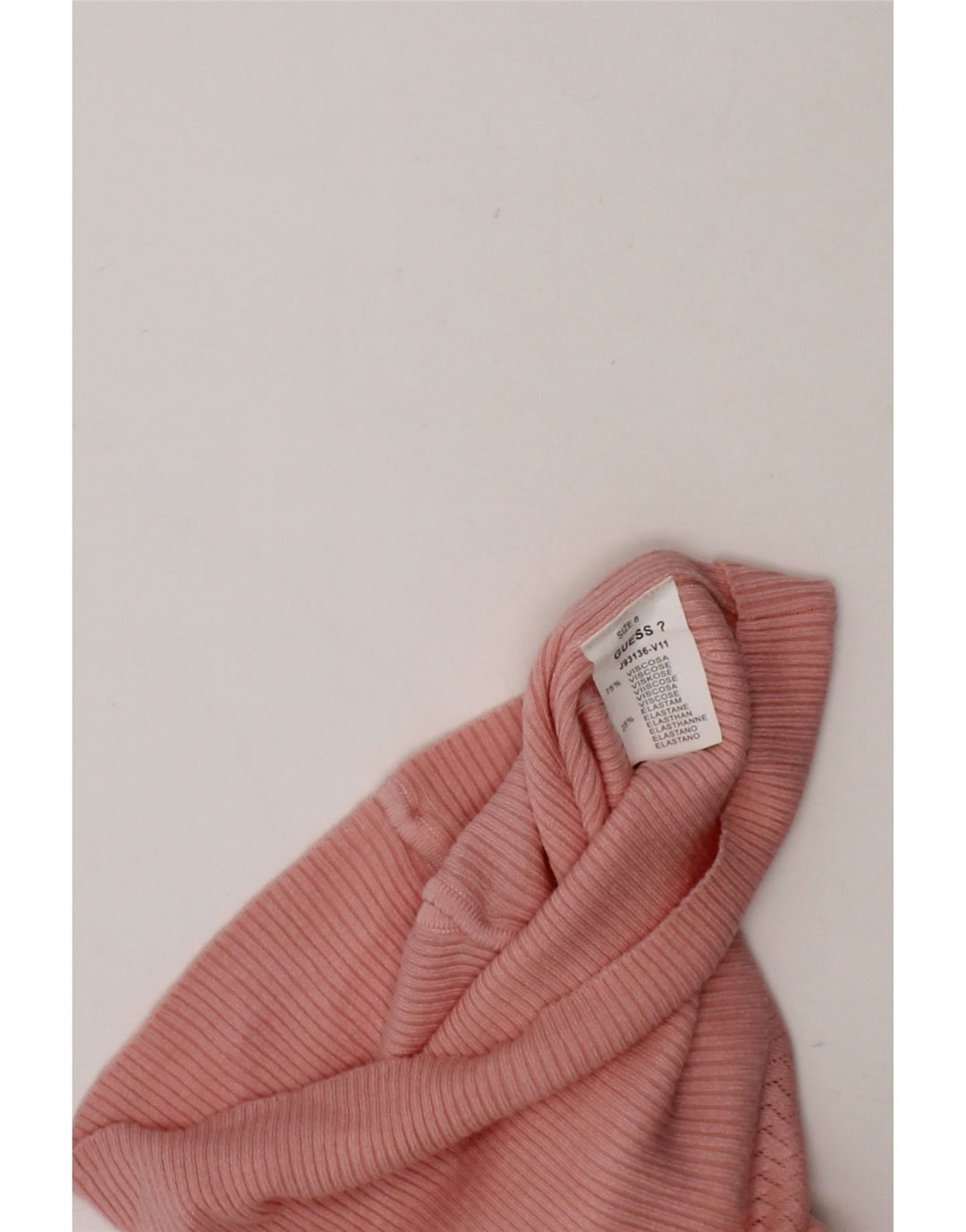 GUESS Girls Cardigan Sweater 7-8 Years Pink Viscose Vintage Guess and Second-Hand Guess from Messina Hembry 