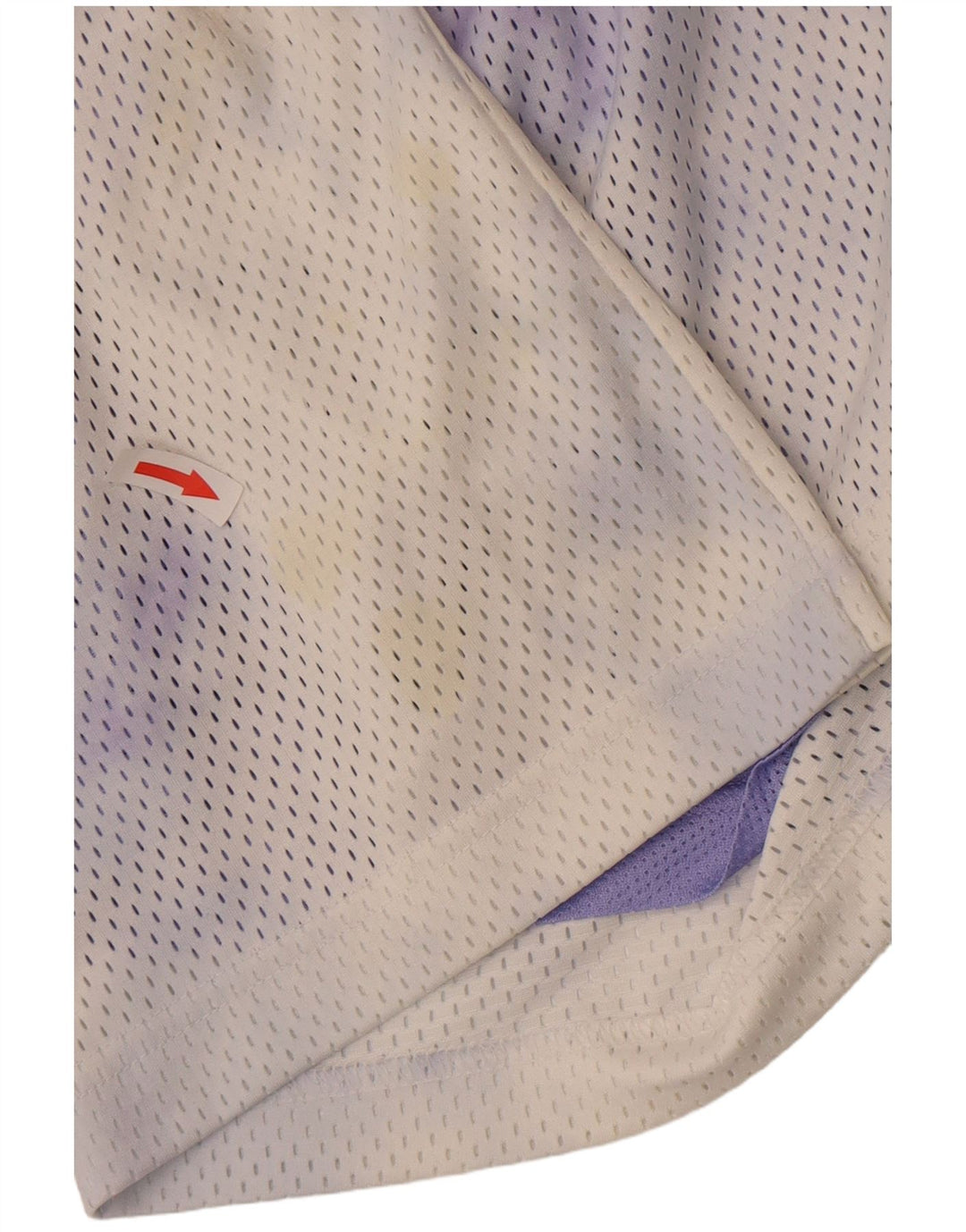 Shorts esportivos femininos Nike UK 20 2XL branco tie-dye poliéster