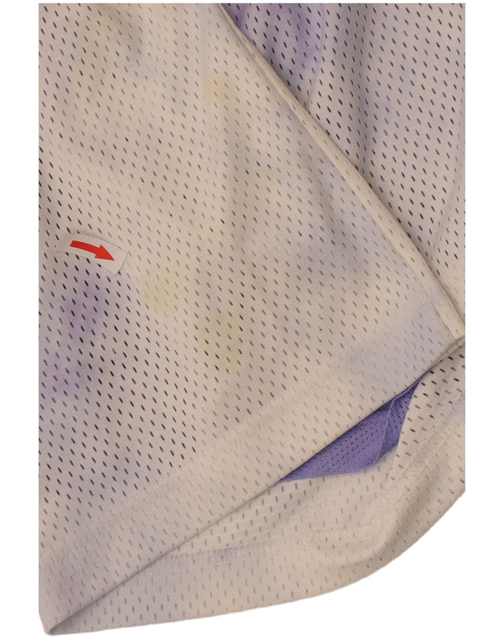 Shorts esportivos femininos Nike UK 20 2XL branco tie-dye poliéster