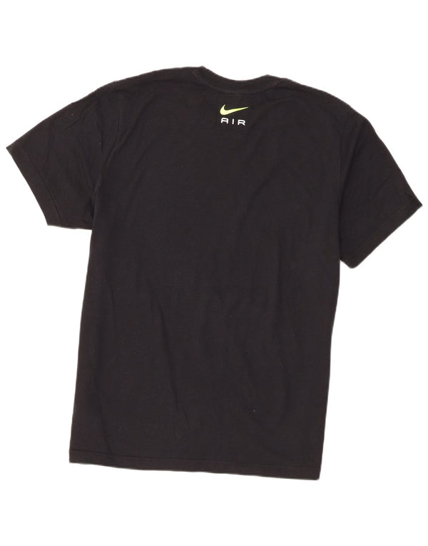 Camiseta gráfica masculina Nike grande algodão preto