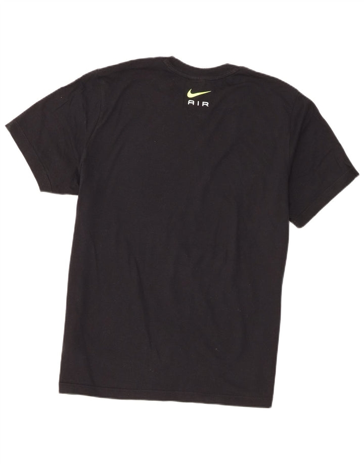 Camiseta gráfica masculina Nike grande algodão preto