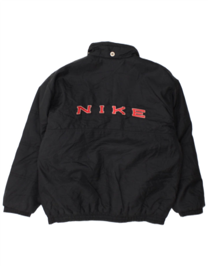 Jaqueta Nike Boys Graphic acolchoada 12-13 anos grande nylon preto