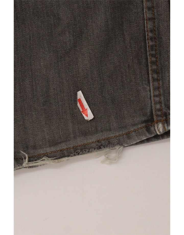 Calça jeans reta masculina Marks & Spencer Blue Harbor W40 L29 algodão cinza