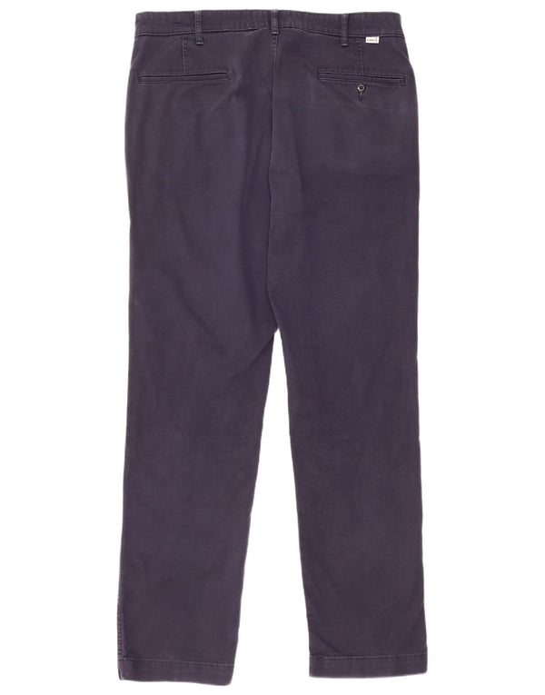 Calça jeans reta masculina Levi's W34 L34 algodão azul marinho
