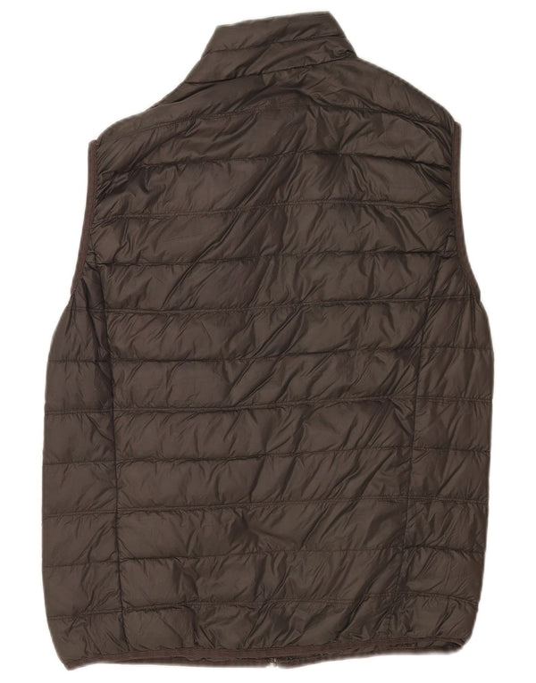 Colete acolchoado masculino Emporio Armani UK 40 grande poliamida verde