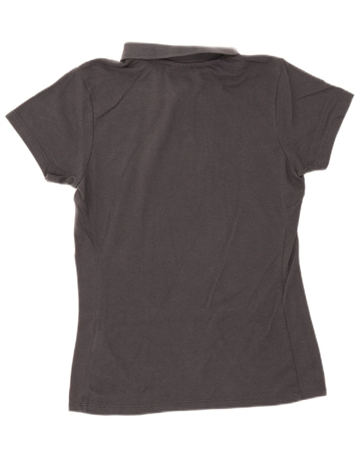 Camisa polo feminina UMBRO UK 14 algodão cinza médio
