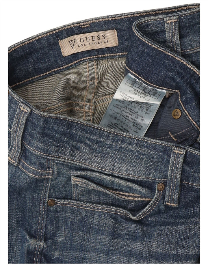 Calça jeans feminina Guess W28 L24 azul algodão