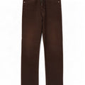 Calça jeans reta masculina Gas W30 L32 algodão marrom