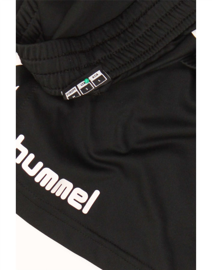 Hummel Mens Graphic Sport Shorts Médio Preto