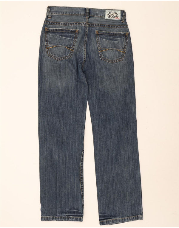 Esprit Mens Straight Jeans W32 L34 Azul Algodão