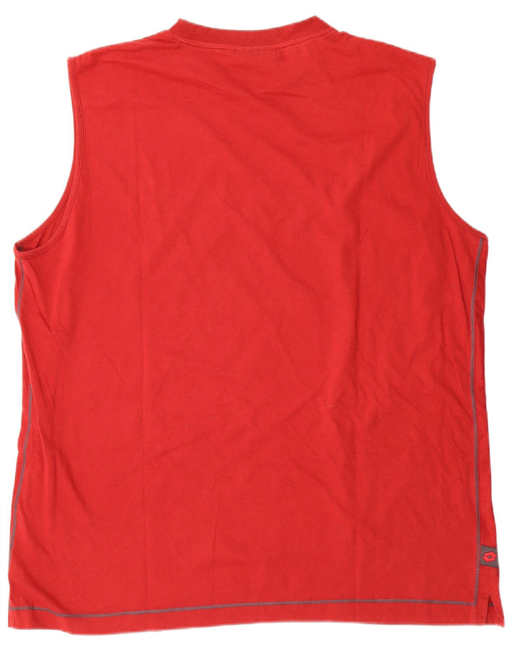 Lotto Colete Masculino Top 2XL Algodão Vermelho