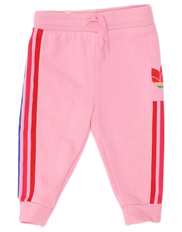 Adidas Baby Girls Graphic Joggers Calça de treino 9-12 meses rosa