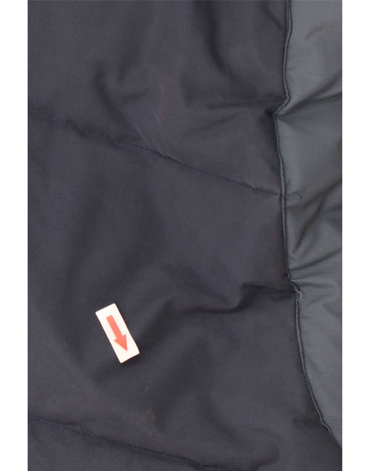 Jaqueta acolchoada masculina Helly Hansen UK 36 pequena azul marinho colorblock nylon