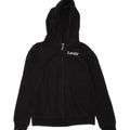 LEVI'S Girls Graphic Zip Hoodie Sweater 13-14 Years Black Cotton Vintage Levi's and Second-Hand Levi's from Messina Hembry 