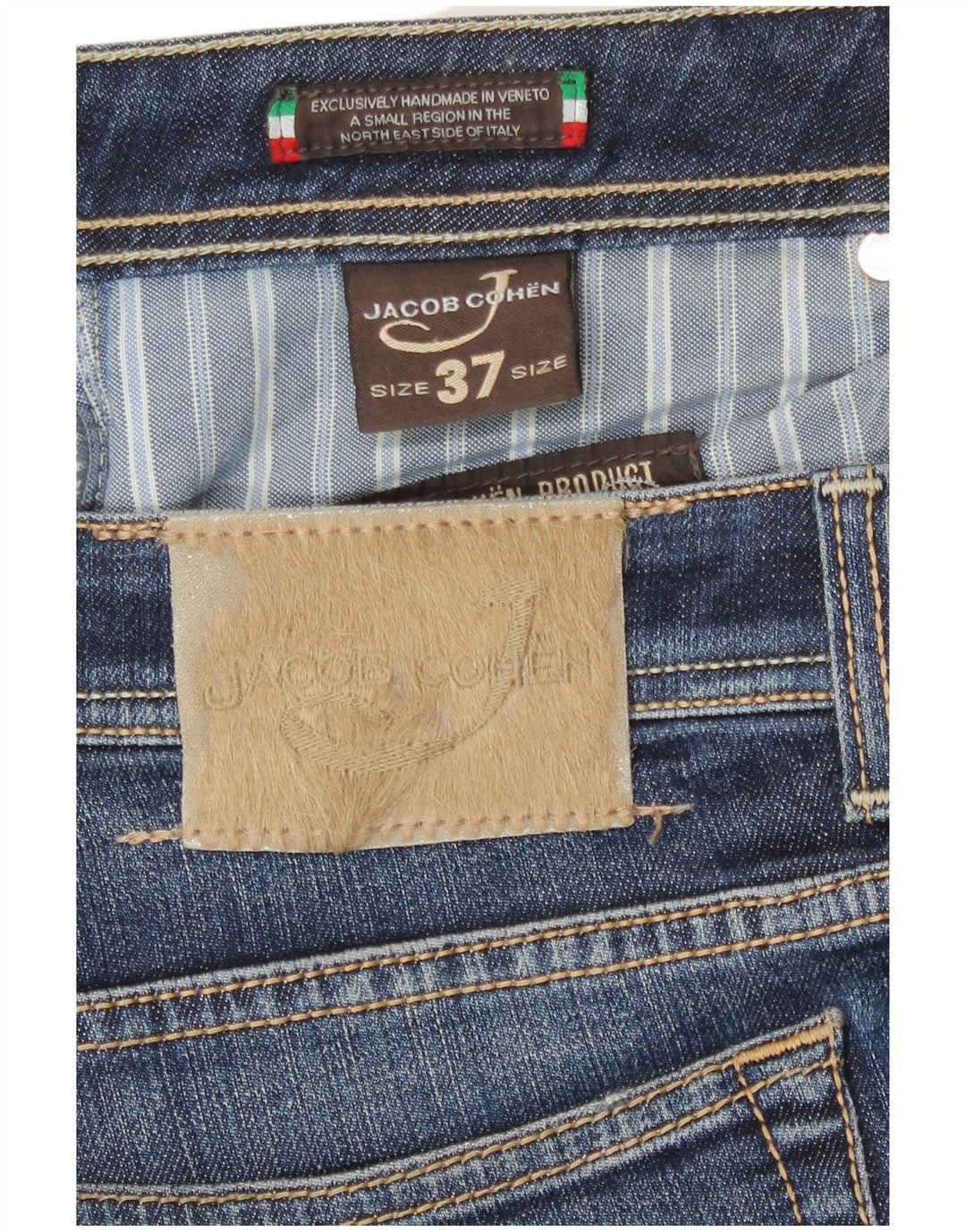 Jacob Cohen Jeans retos masculinos W37 L31 Azul