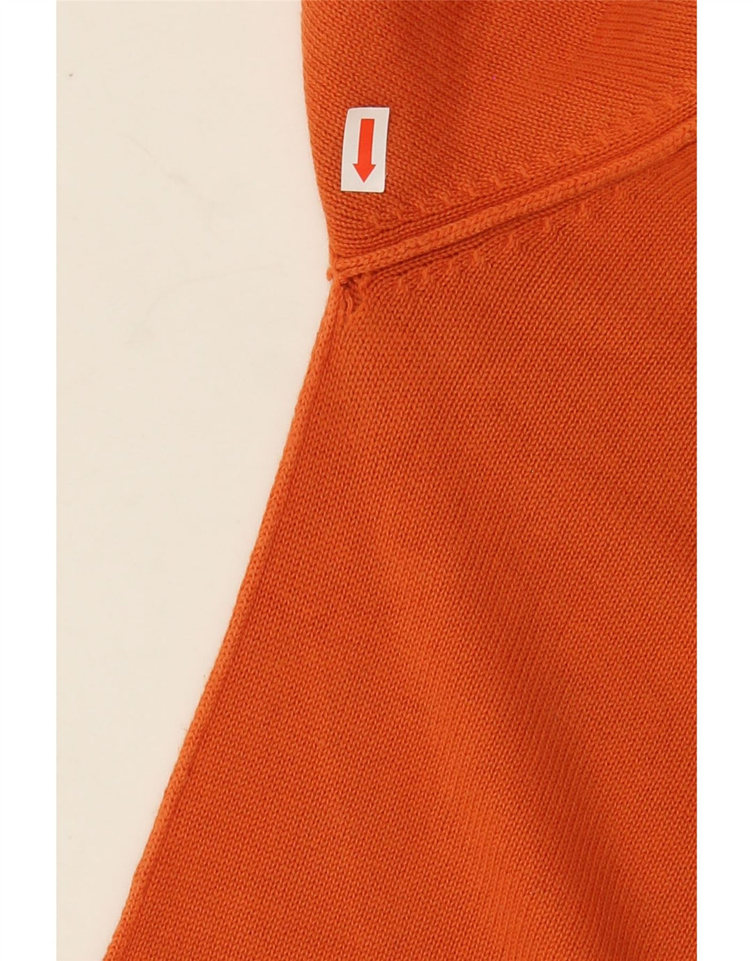 TIMBERLAND Mens Slim Fit Crew Neck Jumper Sweater Medium Orange Cotton Vintage Timberland and Second-Hand Timberland from Messina Hembry 