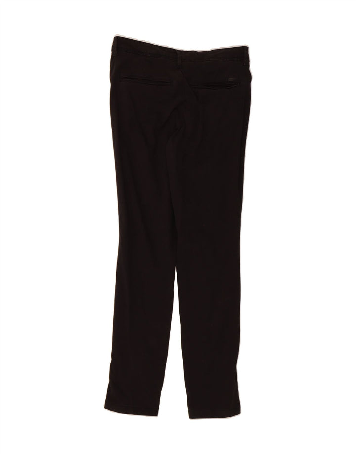 JACK & JONES Mens Slim Chino Trousers W30 L32 Black Cotton Vintage Jack & Jones and Second-Hand Jack & Jones from Messina Hembry 