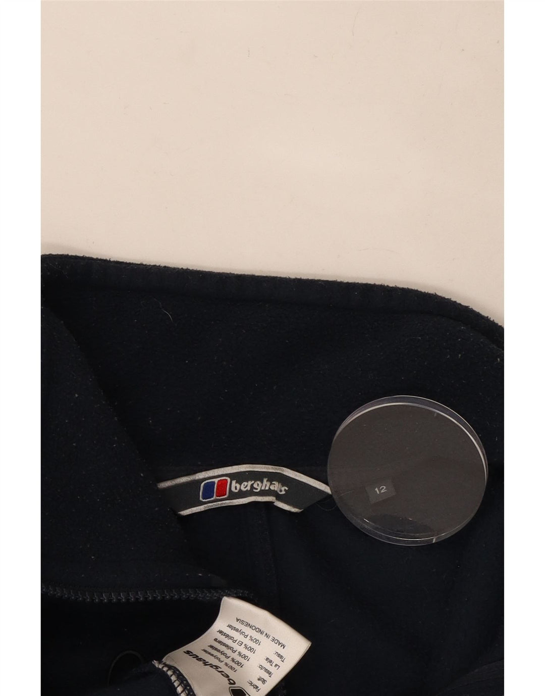 Jaqueta feminina Berghaus Liner Fleece UK 12 Médio Azul Marinho