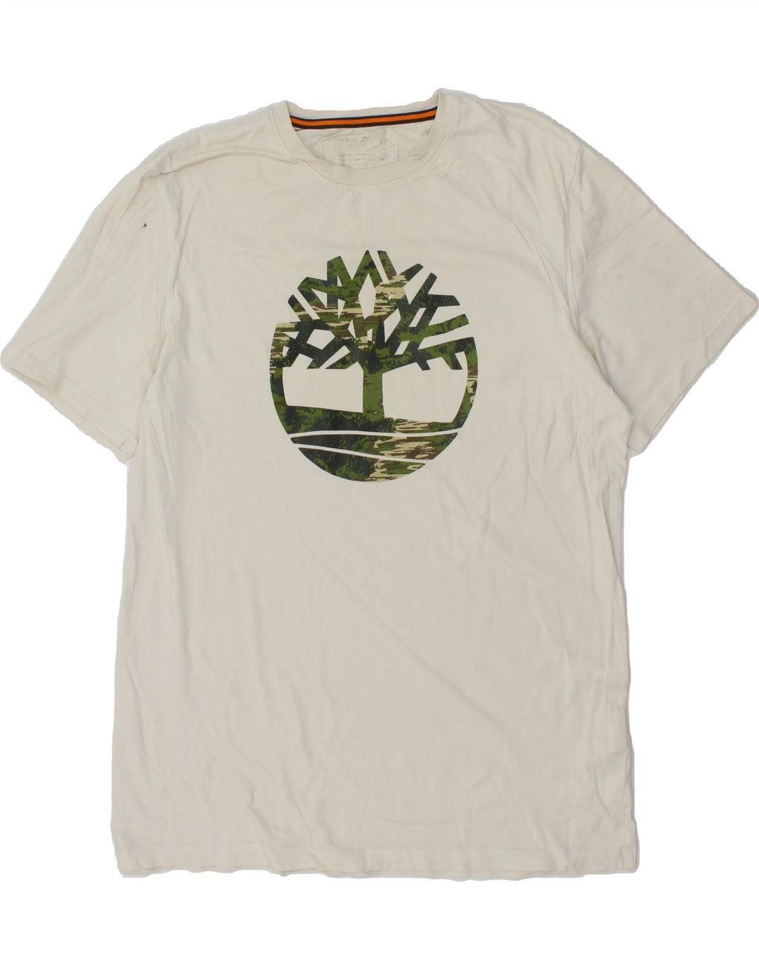 Camiseta masculina gráfica TIMBERLAND grande branco