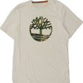 Camiseta masculina gráfica TIMBERLAND grande branco