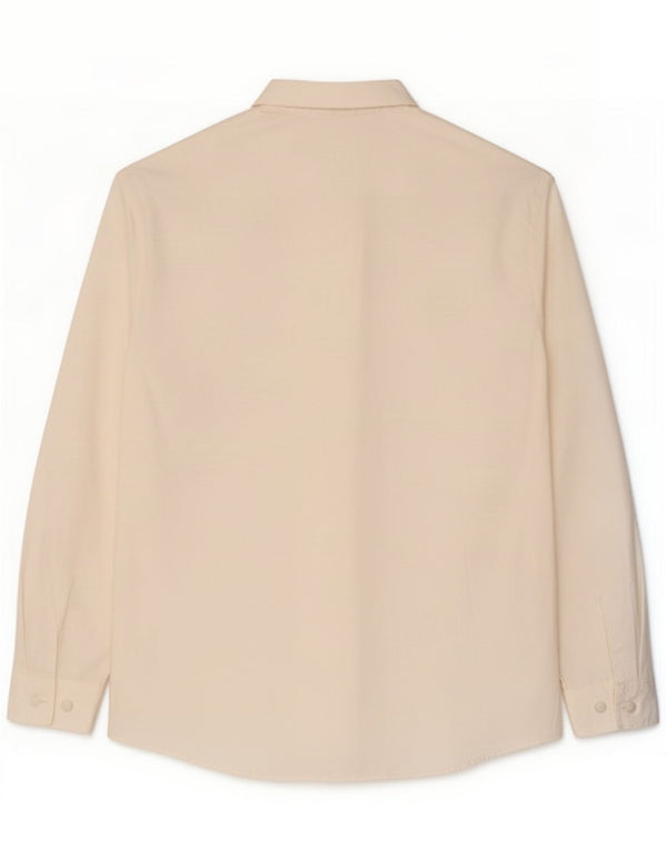 Blusa feminina Stefanel UK 16 grande algodão branco