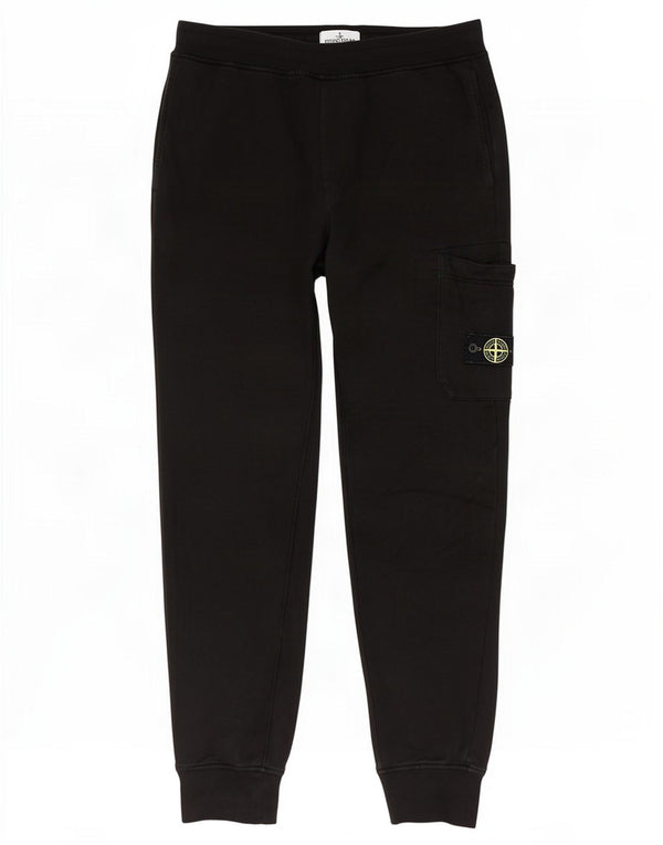 Calça de treino Stone Island Boys Cargo Joggers 13-14 anos algodão preto