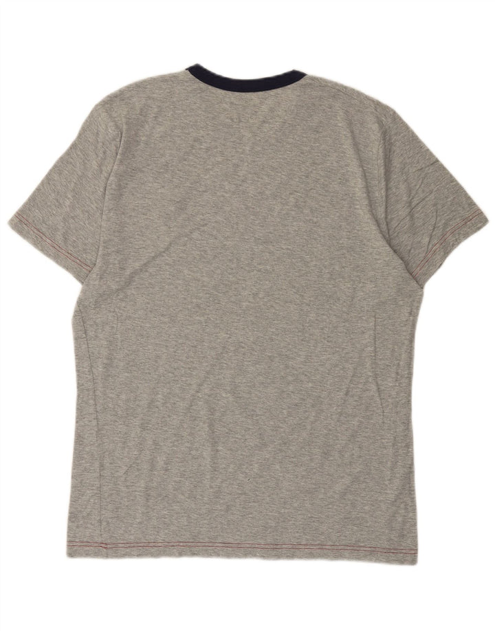 Camiseta masculina FILA Top cinza médio algodão
