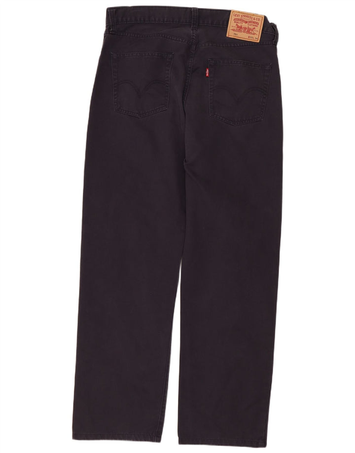 Calça jeans masculina Levi's 751 Straight W33 L29 azul marinho algodão